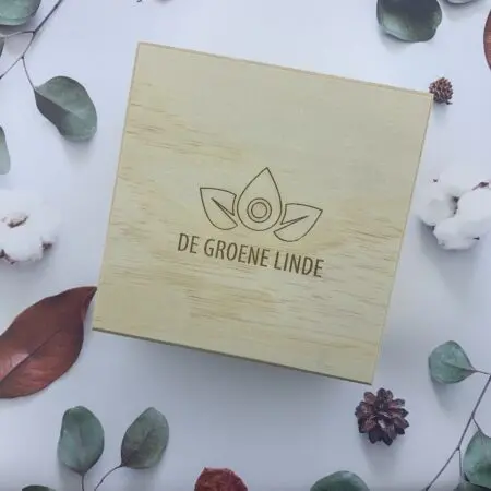 Opbergbox voor etherische oliën - vierkant