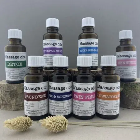 Cadeaupakket massageolie etherische olie - PURE by ME